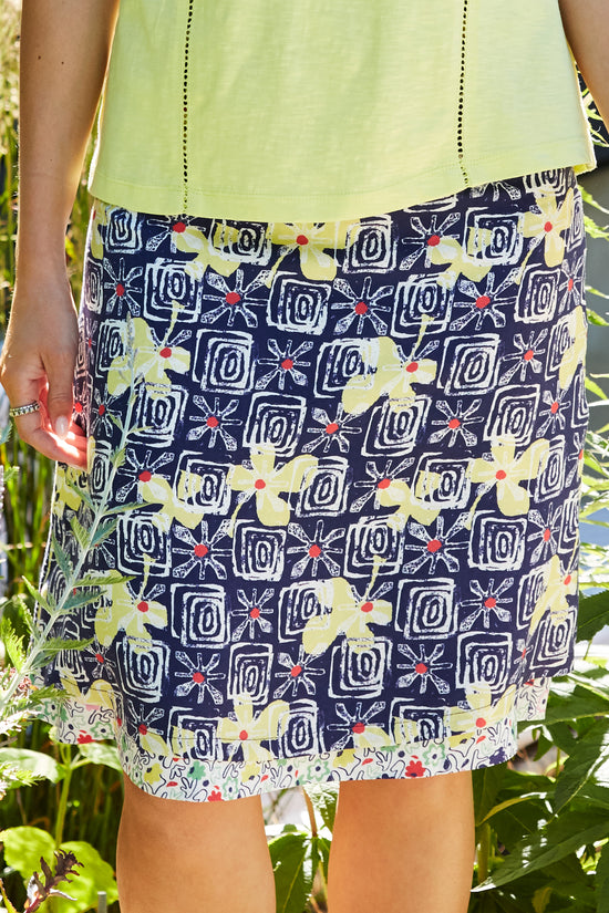 Womens,Skirts,Skirt,Print,Prints,Printed,Blue,White,Bright,Comfy,Comfortable,Colourful,Spring,Summer,Limited,Mistral