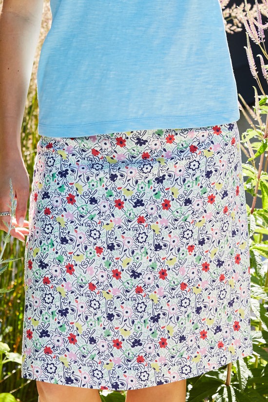 Womens,Skirts,Skirt,Print,Prints,Printed,Blue,White,Bright,Comfy,Comfortable,Colourful,Spring,Summer,Limited,Mistral