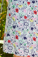 Womens,Skirts,Skirt,Print,Prints,Printed,Blue,White,Bright,Comfy,Comfortable,Colourful,Spring,Summer,Limited,Mistral