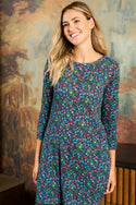 Womens,Tunics,Tunic,Print,Prints,Printed,Blue,Navy,DarkBlue,Bright,Comfy,Comfortable,Colourful,Spring,Summer,Limited,Mistral