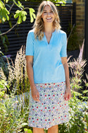 Womens,Tee,Tees,TShirt,TShirts,SkyBlue,Blue,Bright,Comfy,Comfortable,Colourful,Spring,Summer,Limited,Mistral