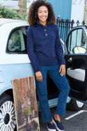 Womens,Knitwear,Jumpers,Jumper,Blue,Navy,Eclipse,DarkBlue,Bright,Comfy,Comfortable,Colourful,Spring,Summer,Limited,Mistral