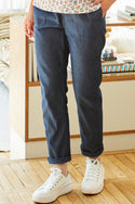 Womens,Trousers,Trouser,Chambray,Denim,Indigo,IndigoWash,Bright,Comfy,Comfortable,Colourful,Spring,Summer,Limited,Mistral