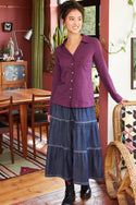 Womens,Skirt,Skirts,Denim,IndigoWash,Bright,Comfy,Comfortable,Colourful,Spring,Summer,Limited,Mistral