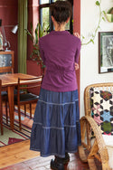 Womens,Skirt,Skirts,Denim,IndigoWash,Bright,Comfy,Comfortable,Colourful,Spring,Summer,Limited,Mistral