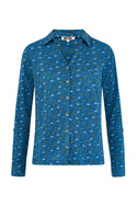 Womens,Shirt,Shirts,Print,Prints,Printed,Blue,Bright,Comfy,Comfortable,Colourful,Spring,Summer,Limited,Mistral