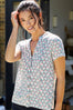 Womens,Shirt,Shirts,Prints,Print,Printed,White,Bright,Comfy,Comfortable,Colourful,Spring,Summer,Limited,Mistral