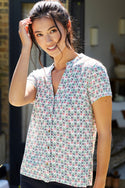 Womens,Shirt,Shirts,Prints,Print,Printed,White,Bright,Comfy,Comfortable,Colourful,Spring,Summer,Limited,Mistral