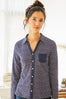 Womens,Shirt,Shirts,Print,Prints,Printed,Blue,Bright,Comfy,Comfortable,Colourful,Spring,Summer,Limited,Mistral