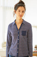 Womens,Shirt,Shirts,Print,Prints,Printed,Blue,Bright,Comfy,Comfortable,Colourful,Spring,Summer,Limited,Mistral