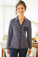 Womens,Shirt,Shirts,Print,Prints,Printed,Blue,Bright,Comfy,Comfortable,Colourful,Spring,Summer,Limited,Mistral