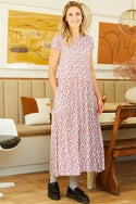 Womens,Dresses,Dress,Print,Prints,Printed,Blue,Bright,Comfy,Comfortable,Colourful,Spring,Summer,Limited,Mistral