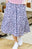 Indigo Daisy Double Cloth Tiered Skirt