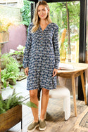 Womens,Dresses,Dress,Print,Prints,Printed,Blue,Navy,White,Bright,Comfy,Comfortable,Colourful,Spring,Summer,Limited,Mistral