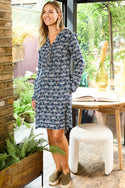 Womens,Dresses,Dress,Print,Prints,Printed,Blue,Navy,White,Bright,Comfy,Comfortable,Colourful,Spring,Summer,Limited,Mistral