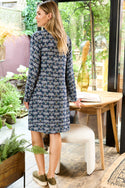 Womens,Dresses,Dress,Print,Prints,Printed,Blue,Navy,White,Bright,Comfy,Comfortable,Colourful,Spring,Summer,Limited,Mistral