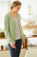 Womens,Knitwear,Cardigan,Cardigans,Cardi,Cardis,Green,Bright,Comfy,Comfortable,Colourful,Spring,Summer,Limited,Mistral