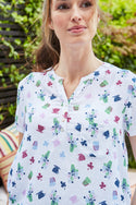 Womens,Shirt,Shirts,Print,Prints,Printed,Blue,Green,Red,Pink,White,Bright,Comfy,Comfortable,Colourful,Spring,Summer,Limited,Mistral