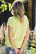 Womens,Tee,Tees,TShirt,TShirts,Endive,Yellow,Bright,Comfy,Comfortable,Colourful,Spring,Summer,Limited,Mistral