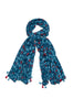 Womens,Scarf,Scarves,Print,Prints,Printed,Blue,Red,Bright,Comfy,Comfortable,Colourful,Spring,Summer,Limited,Mistral