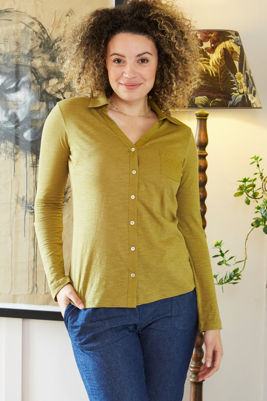 Womens,Shirt,Shirts,GreenMoss,Green,Bright,Comfy,Comfortable,Colourful,Spring,Summer,Limited,Mistral