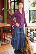 Womens,Shirt,Shirts,Plum,Purple,Bright,Comfy,Comfortable,Colourful,Spring,Summer,Limited,Mistral