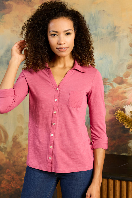 Womens,Shirt,Shirts,Pink,Bright,Comfy,Comfortable,Colourful,Spring,Summer,Limited,Mistral