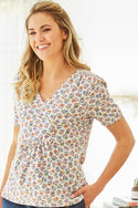 Womens,Top,Tops,Tee,Tees,Print,Prints,Printed,White,Bright,Comfy,Comfortable,Colourful,Spring,Summer,Limited,Mistral