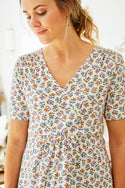 Womens,Top,Tops,Tee,Tees,Print,Prints,Printed,White,Bright,Comfy,Comfortable,Colourful,Spring,Summer,Limited,Mistral