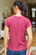 Womens,Tee,Tees,T-Shirt,T-Shirts,Red,Pink,Bright,Comfy,Comfortable,Colourful,Spring,Summer,Limited,Mistral