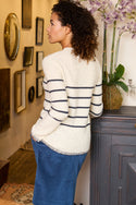 Womens,Knitwear,Jumpers,Jumper,Stripe,Stripes,Stripey,Striped,White,Cream,Neutral,Bright,Comfy,Comfortable,Colourful,Spring,Summer,Limited,Mistral