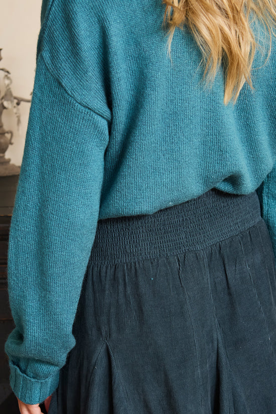 Womens,Knitwear,Jumpers,Jumper,Blue,Turquoise,Bright,Comfy,Comfortable,Colourful,Spring,Summer,Limited,Mistral