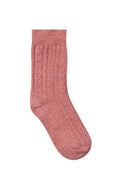 Tweed Socks in Pink Melange