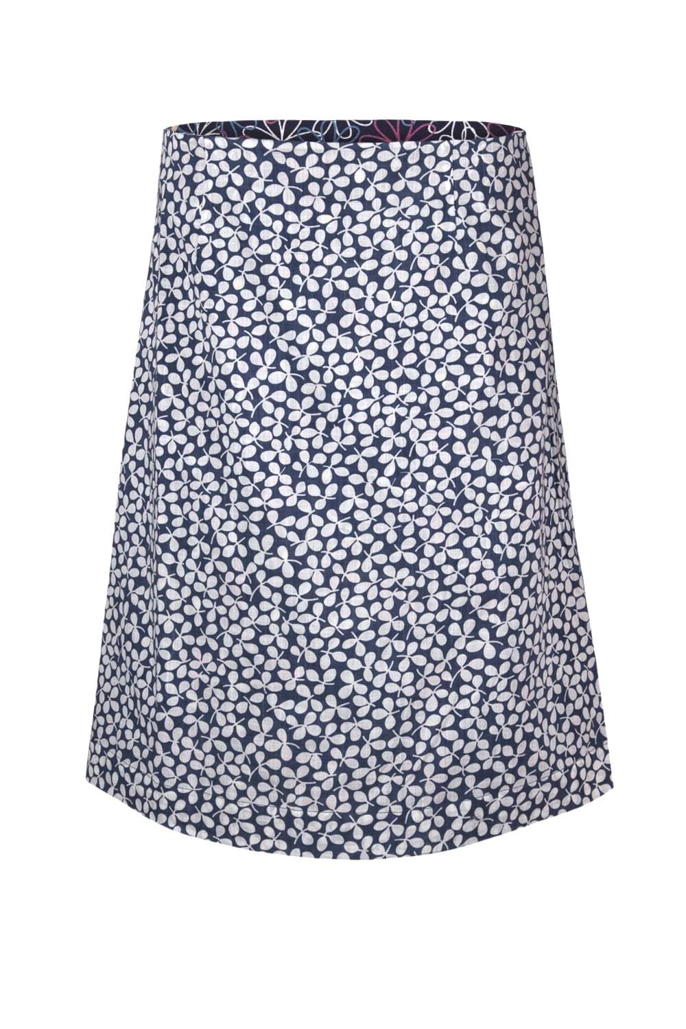 Womens Spiro Leafy Reversible Cotton Skirt | Mistral – Mistral Online